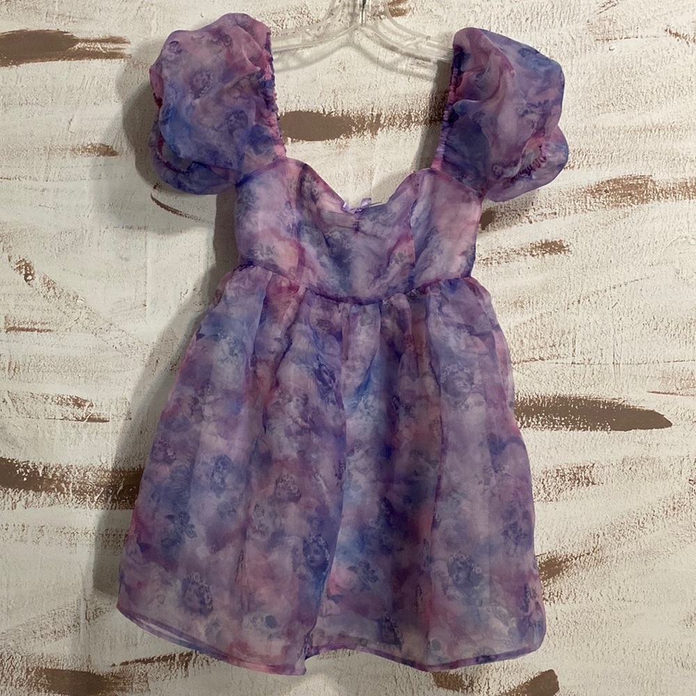 NWOT Dolls Kill Sugar Thrillz On Cloud Nine Baby Doll Dress